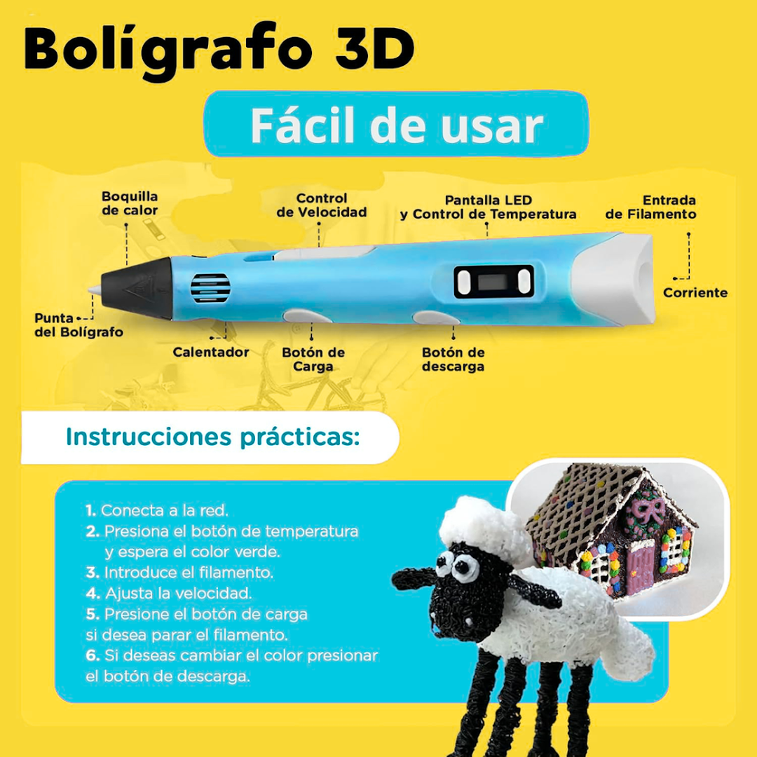 Bolígrafo interactivo 3D