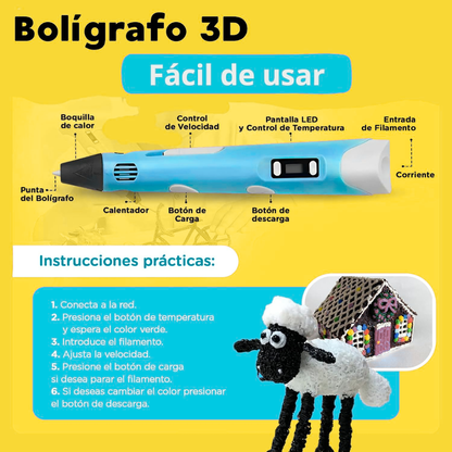 Bolígrafo interactivo 3D