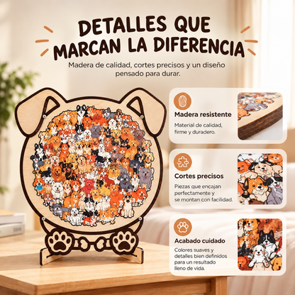 Puzzle de Madera 3D de Animales